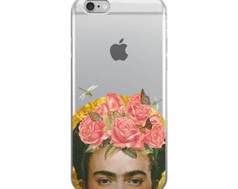Transparent Frida Phone Case - Transparent Case - Clear Case - Transparent iPhone 7 - Clear iPhone 7 Plus - Gel Case - iPhone SE