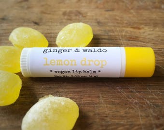Lemon Drop Lip Balm - Lemon - Lip Balm - Vegan Lip Balm - Beeswax Lip Balm