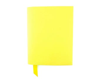 Yellow Book Wrap / Paper Book Cover / Book Jacket / School Supplies / Textbook Wrap / Cardstock /Book Protector / 3 Sheets