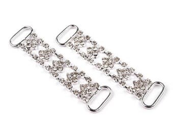 1 hair clip rhinestone clasp