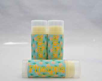 Pineapple Lip Balm, Pineapple Chapstick, Pineapple Lip Butter, Pineapple, Lip Moisturizer, Organic Chapstick, Handmade Lip Balm