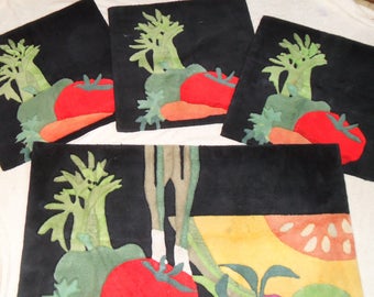 Custom Made Kitchen Rug Set of 4