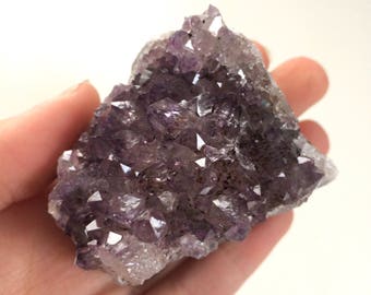 Amethyst cluster point purple from brazil