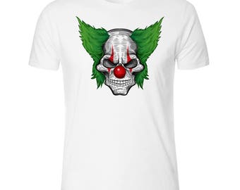 Evil Clown Men's White T shirt