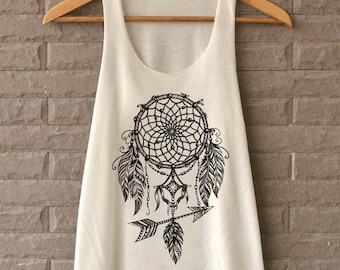 NEW Dreamcatcher Shirts Graphic Tank Top Teegethershop T-Shirts Womens