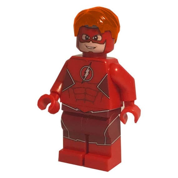 LEGO Custom PRINTED New 52 Rebirth Wally West Flash Minifigure