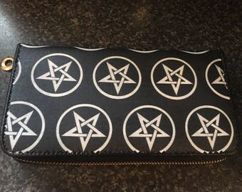 Custom made pentagram inspired womens/teens purse