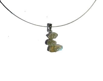 Labradorite jewelry, healing stone necklace, natural stone pendant natural jewelry nature inspired necklace genuine labradorite pendant ahin