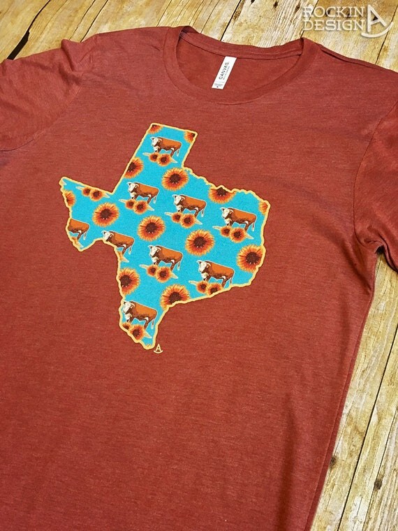 Cattle Country Texas graphic tee / triblend unisex tee