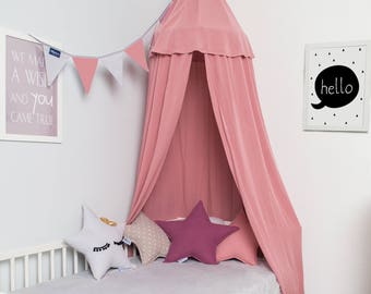 Canopy pink, Tent canopy, Bed Canopy, Crib Canopy, kids canopy, Play room canopy