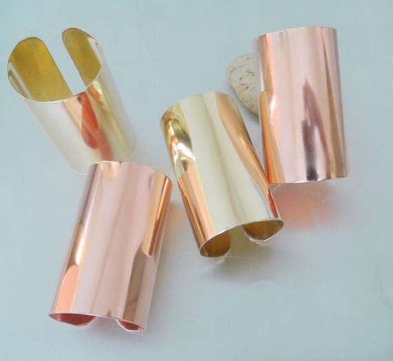 Cuff Bracelet Long Wide Cuff Bracelet Gold Silver