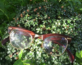 Vintage Mens Eye Glasses, Shuron Eye Glasses, Shuron Mens Eye Glasses, Mens Vintage Eyeglasses, Rockabilly Glasses, Retro Eyeglasses, Shuron