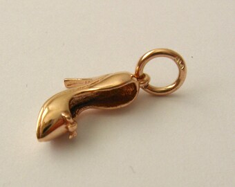HIGH HEEL 65MM IN LIGHT GOLD CALFSKIN WITH RED HEART