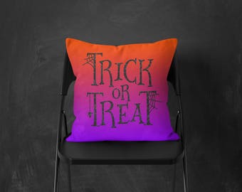 Outdoor Halloween Decorations Pillows Sayings, Fall Outdoor Pillows Decorative, Halloween Pillow Cover Outdoor Decor For Fall Trick or Treat