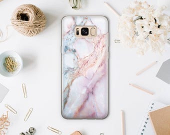 Pink Marble Case For Samsung S7 Edge Case Samsung Galaxy S7 Case Samsung Galaxy S8 Case Samsung Galaxy S8 Plus Case Phone Case Note 7 SA099