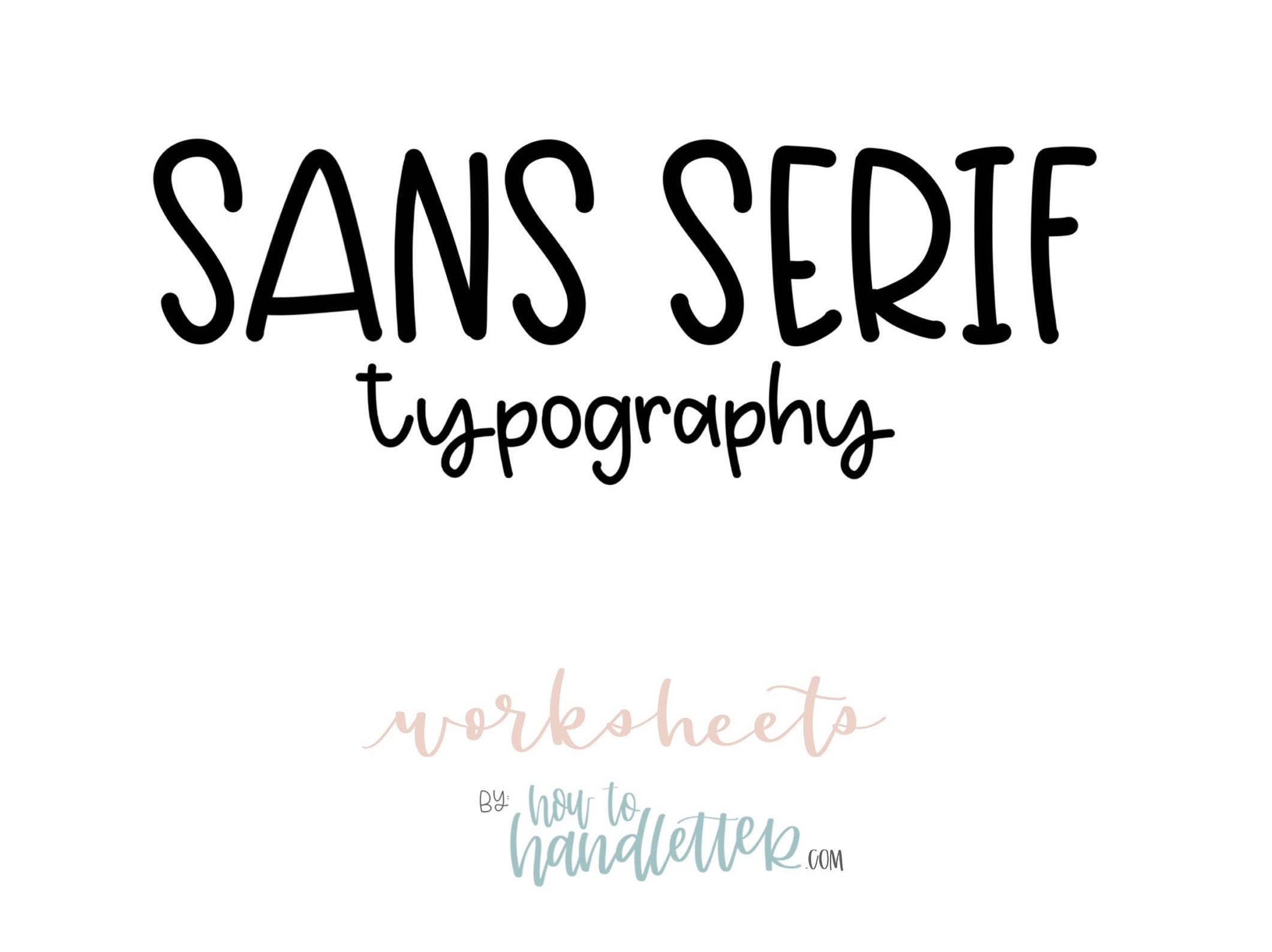 Sans Serif Block Letters Uppercase & Lowercase Worksheets