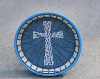 Boys Baptism / First Communion Gift / Baptism Gift for Boys / Christian Gift / Mosaic Cross / Gifts for Baptism