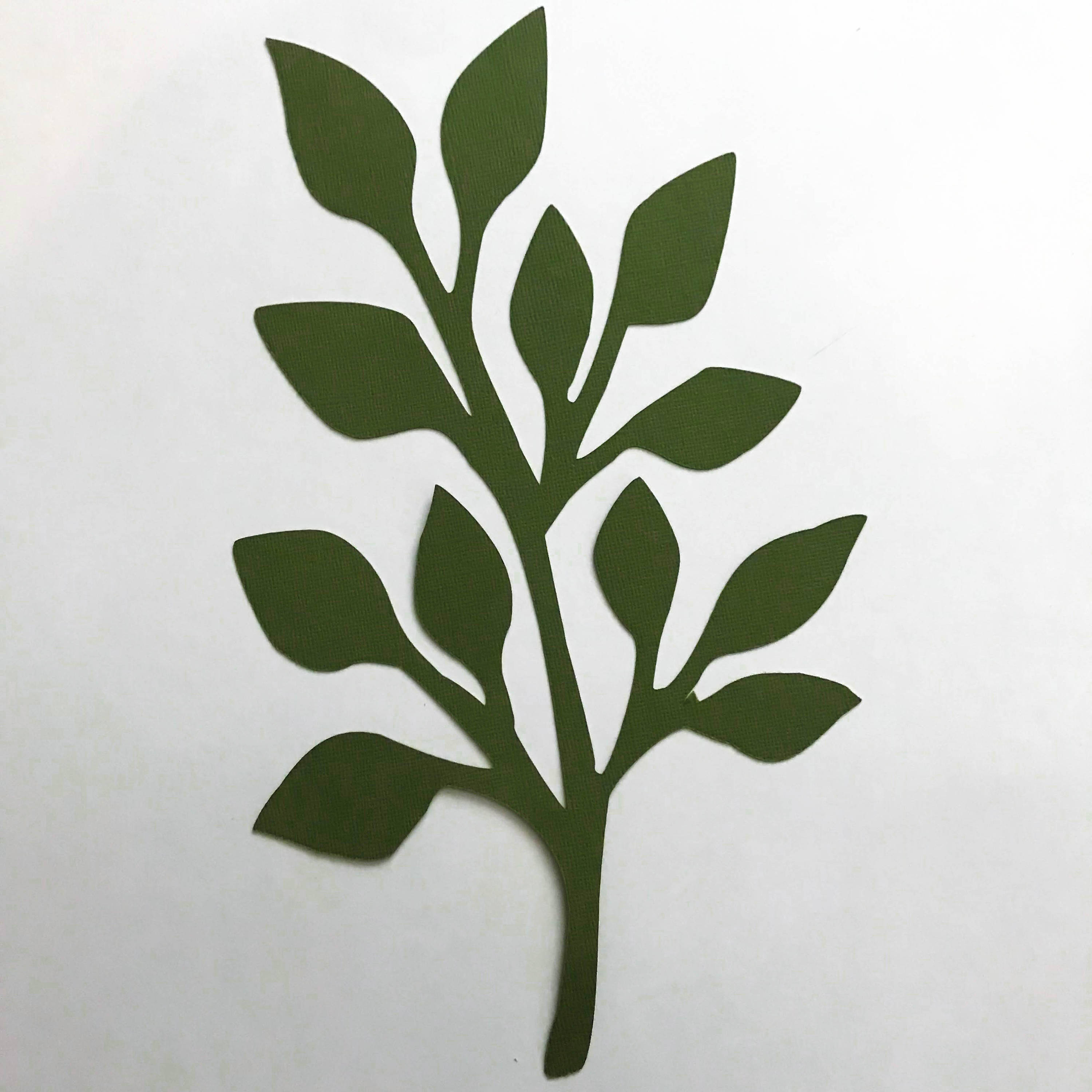 PDF Leaves 6-3 Sizes Easy to Trace n Cut Greenery