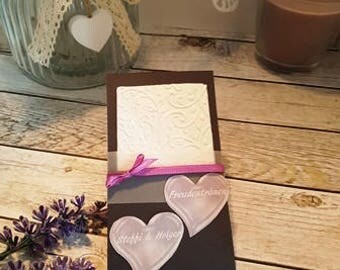 10 x handkerchiefs for tears of joy with sleeve TT15