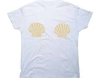 Shell shirt Tumblr shirt Tits shirt Women t shirt Gift shirt Girl power Tumblr t-shirt Motivational shirt Nasty woman Future is female 010