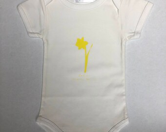 Daffodil Bodysuit - 100% Organic