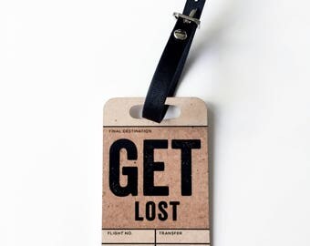 lost luggage tag