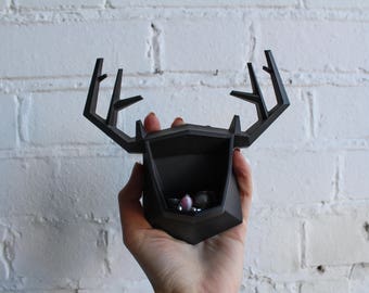 Deer Head Wall Mount Jewellery Stand