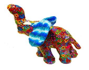 Modern Elephant sculpture, elephant art, Elephant decor, polymer clay elephant, elephant decoration, design, home decor elephant, colorful