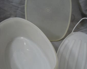 Vintage Tupperware Ham Roast Keeper Flavor Saver with Lifter Tray