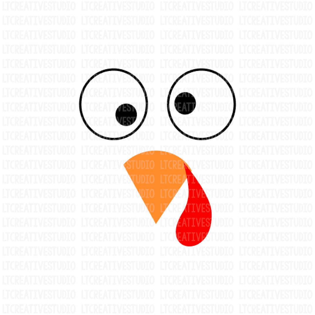 Download Turkey SVG Turkey Face SVG Thanksgiving SVG Thanksgiving