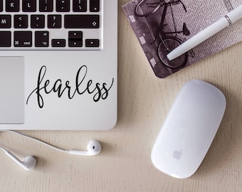 Fearless Vinyl Decal/Laptop Decal/Tumbler Decal/Car Decal/Laptop Sticker/Cup Decal/Car Sticker/Quote Decal