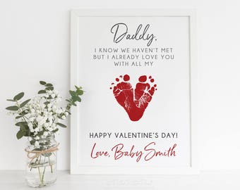 Valentines Day Gift for New Dad from Baby's First