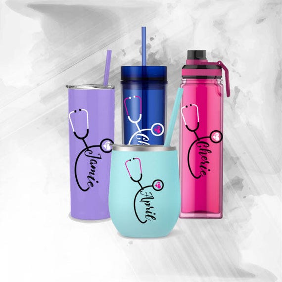 RN Tumbler Decal Registered Nurse Decal Doctor Decal