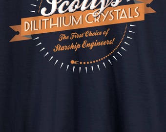 Star Trek shirt Scotty's Dilithium Crystals Starship Enterprise Engineer t-shirt