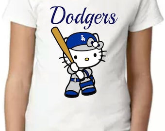 hello kitty dodgers shirt