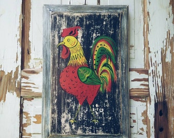 Country Wall Art rooster wall art | etsy Country Wall Art rooster wall art | etsy