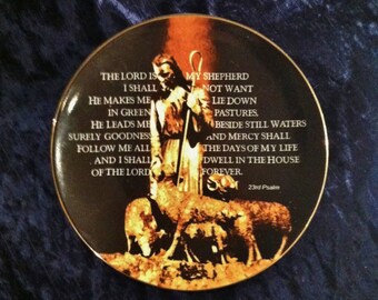 Vintage 23rd Psalm Plate Featuring The Good Shepherd