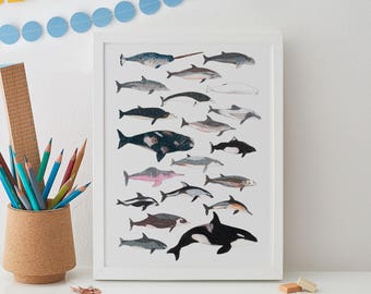 Whale Wall Art whale wall art | etsy Whale Wall Art whale wall art | etsy