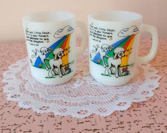 Vintage Anchor Hocking coffee mugs