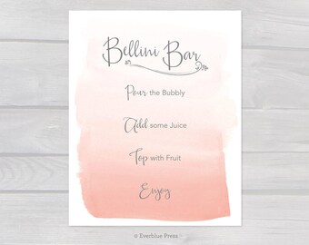 Bellini bar sign | Etsy