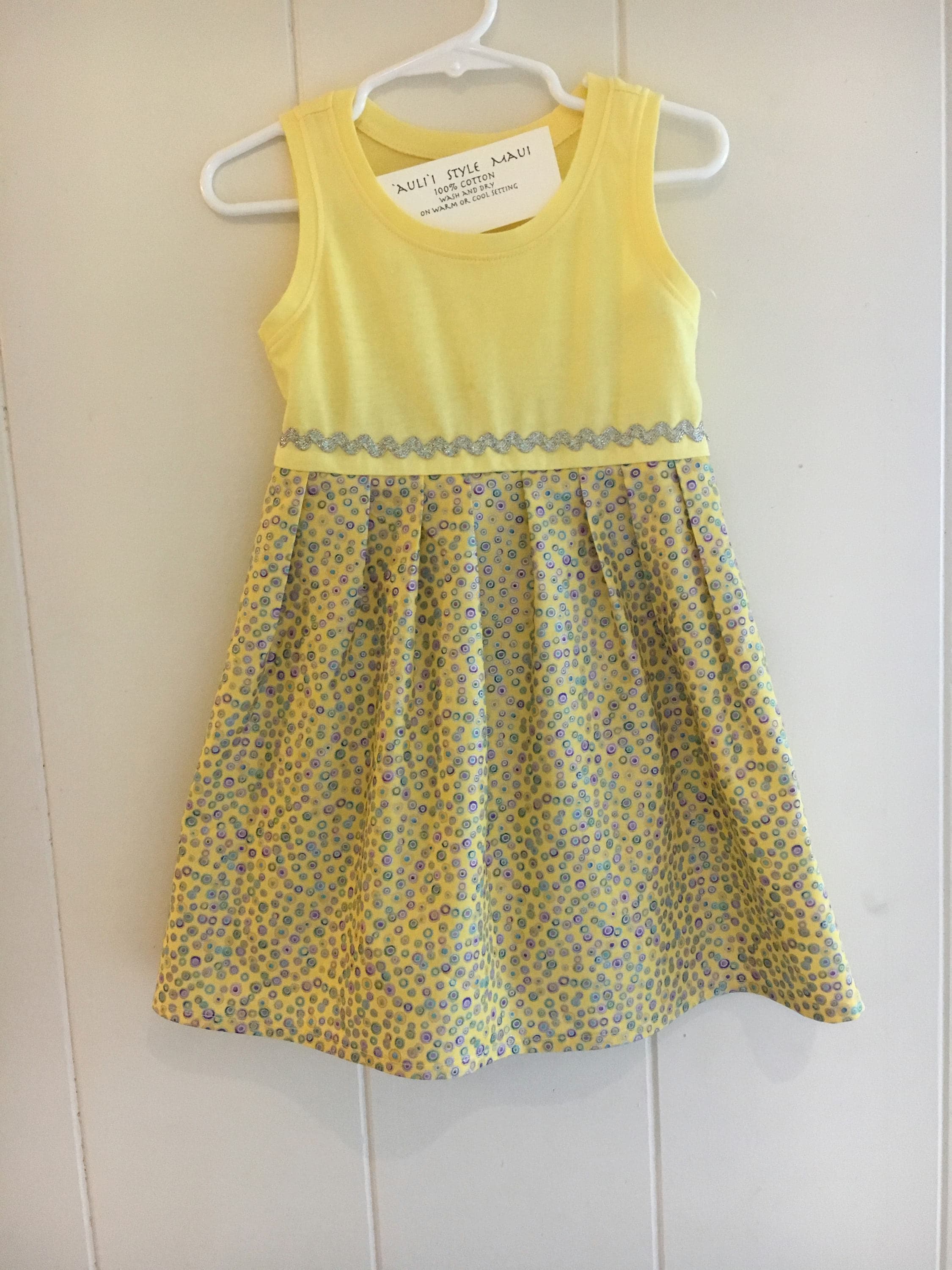 Toddler size 3-T Sunny Yellow Dress