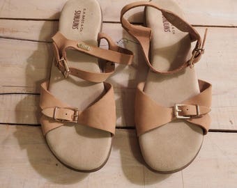 bass sandals 80s