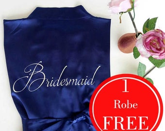 Bridesmaid Robes, Bridesmaid gift , Set of Bridesmaid robes, Wedding robes, Bridal robe, Bride robe, Bridal party robe, bridesmaid robe set