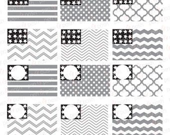 Svg - Flag Monogram SVG - Flag SVG - American Flag SVG - 4th of July Svg - American Flag Clip Art - Flag Monogram Clip Art