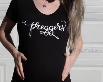 Preggers Shirt, Maternity Shirts, Pregnancy Shirt, Oh Baby, Pregnancy Announcement Shirt, Pregnancy Gift, Baby Shower Gift for Mom,Mom Shirt