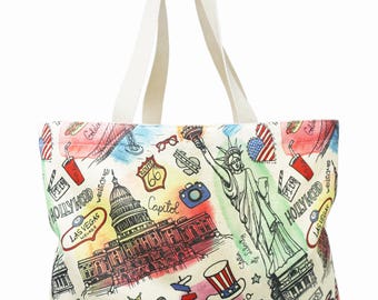 canvas tote bag, travel bag, beach bag, tote bag, canvas bag, shoulder bag, shopper, shopper bag