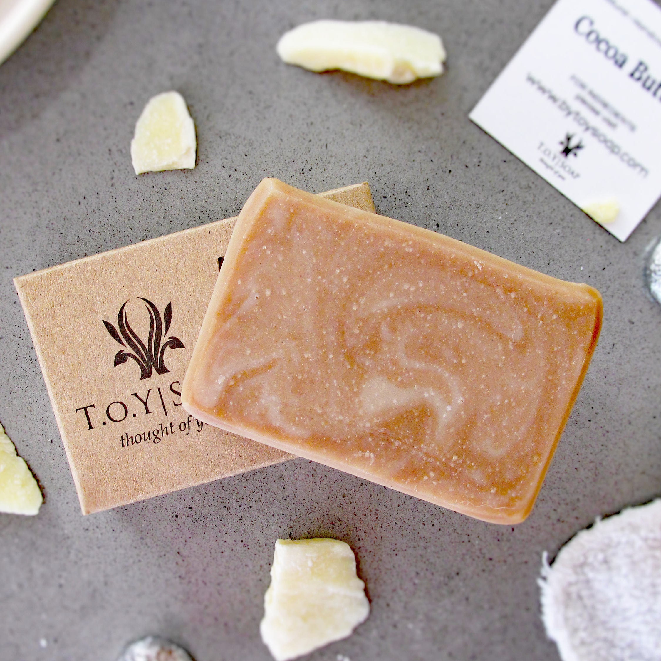 Cocoa Butter Soap Handmade Rosemary Essential Oil Bar