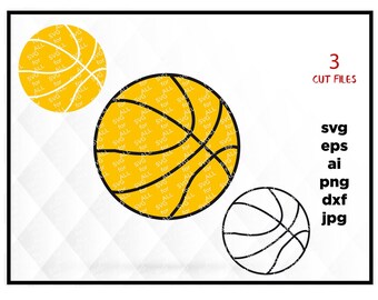 BasketBall Ball Svg, Sports Ball Svg, use with Cricut & Silhouette, SVG, Cut File, Vector, Cricut Files, Silhouette Files, Cameo, T-shirt