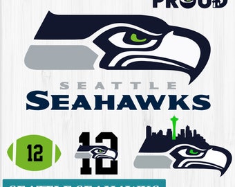 INSTANT DOWNLOAD_Seattle Seahawks SVG, Seattle Football Clipart, Seattle Seahawks Monogram, Seattle Silhouette, Screen Printing