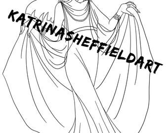 queen esther adult coloring page bible coloring page